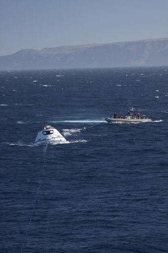 URT-3 At Sea Recovery Operation with Bolden
