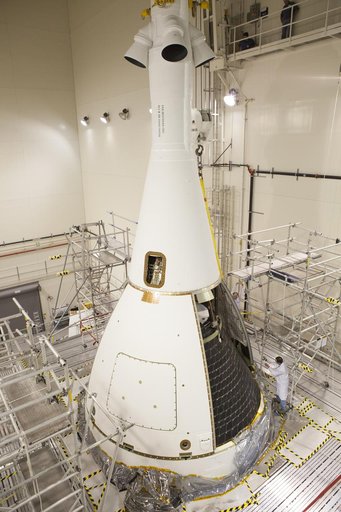 90° Ogive Panel Installed on Orion