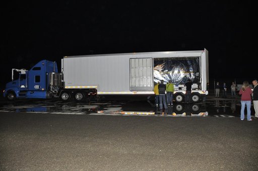 SMAP Spacecraft Arrives at Astrotech