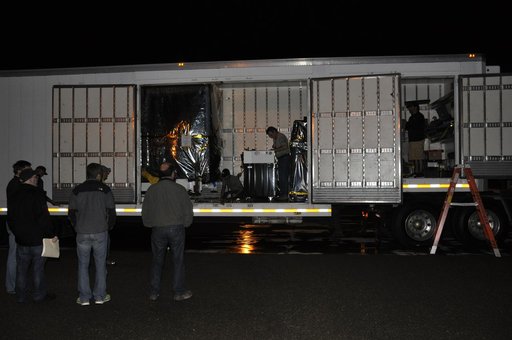 SMAP Spacecraft Arrives at Astrotech