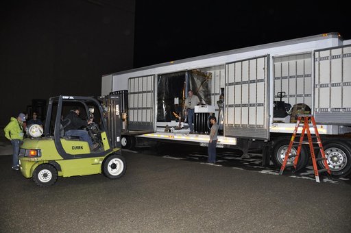 SMAP Spacecraft Arrives at Astrotech