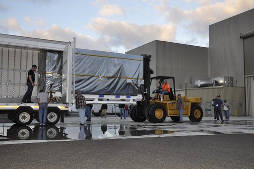 SMAP Spacecraft Arrives at Astrotech