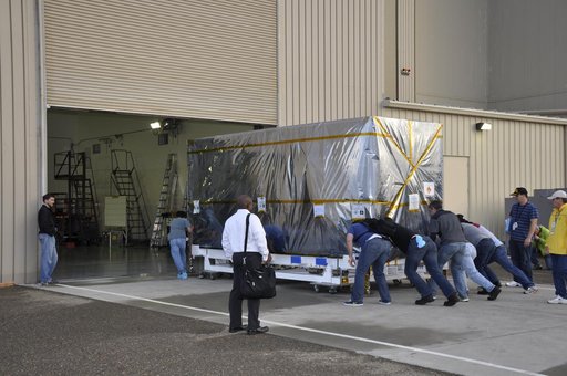 SMAP Spacecraft Arrives at Astrotech