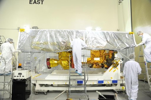 SMAP Spacecraft is Unpacked