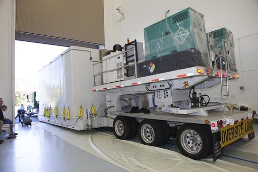 MMS Spacecraft Uncrated & Moved