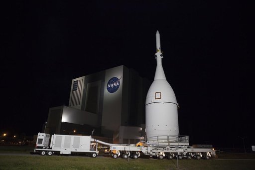 Orion Leaves from the VAB