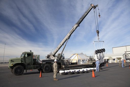 2nd Day of Loading Equipment for Orion Recovery