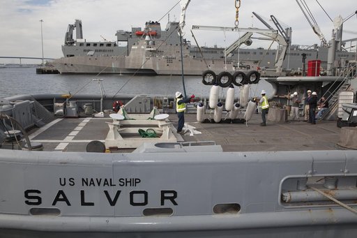 2nd Day of Loading Equipment for Orion Recovery