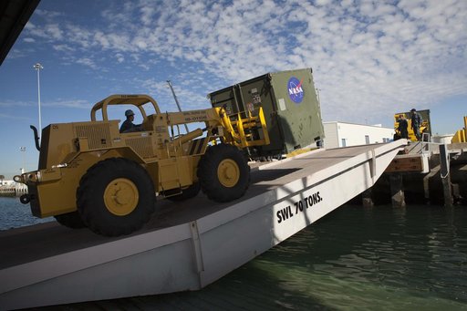 Third Day of Loading Equipment for the Orion Recovery.