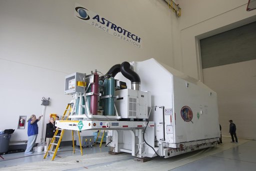 DSCOVR Spacecraft Arrival, Offload, & Unpacking