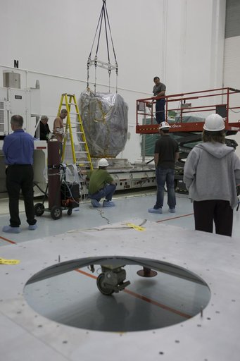 DSCOVR Spacecraft Arrival, Offload, & Unpacking