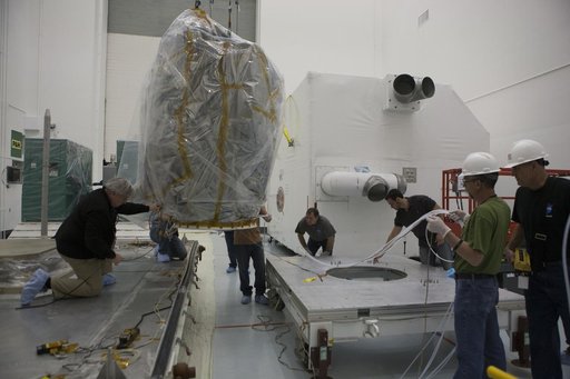 DSCOVR Spacecraft Arrival, Offload, & Unpacking
