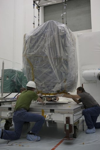 DSCOVR Spacecraft Arrival, Offload, & Unpacking
