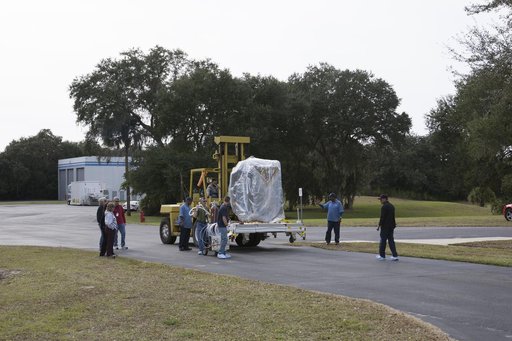 DSCOVR Spacecraft Arrival, Offload, & Unpacking