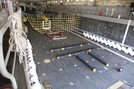 4th Day of Equipment Being Loaded for Recovery of Orion