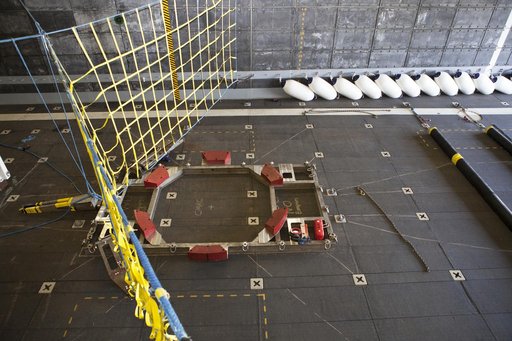 4th Day of Equipment Being Loaded for Recovery of Orion