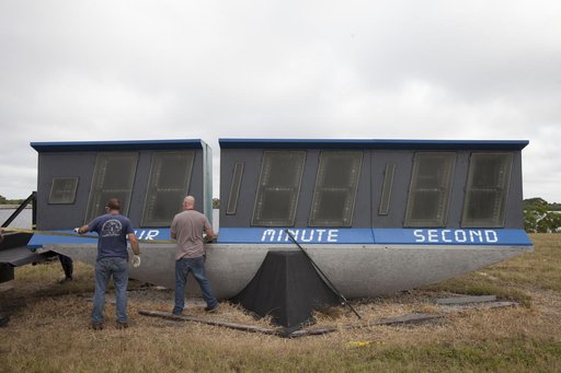 The Historical Time Clock is Dismantled from the Press Site