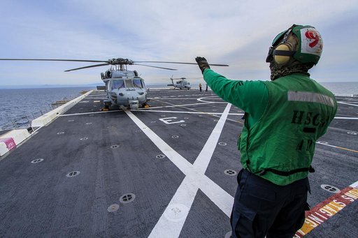 USS Anchorage Leaves Port for Launch of Orion
