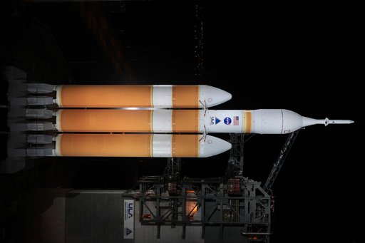 Orion MST Rollback in Preparation for Launch