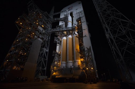 Orion MST Rollback in Preparation for Launch