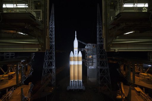 Orion MST Rollback in Preparation for Launch