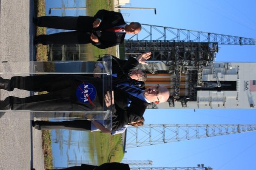 Charlie Bolden Talks to Media About Orion Mission
