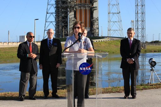 Charlie Bolden Talks to Media About Orion Mission