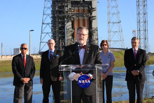 Charlie Bolden Talks to Media About Orion Mission
