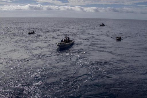 Day 3 on the USS Anchorage for the Recovery of Orion