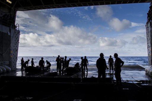 Day 3 on the USS Anchorage for the Recovery of Orion