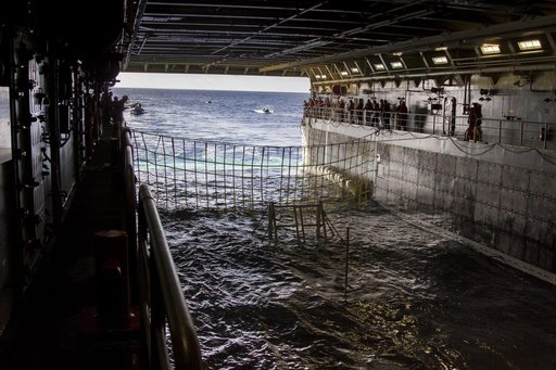 Day 3 on the USS Anchorage for the Recovery of Orion