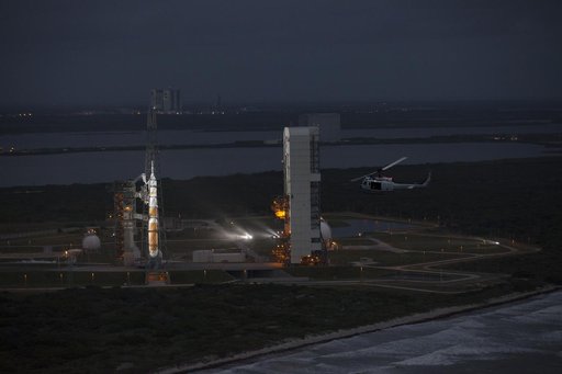 Orion Launch from Helicopter - Aerials