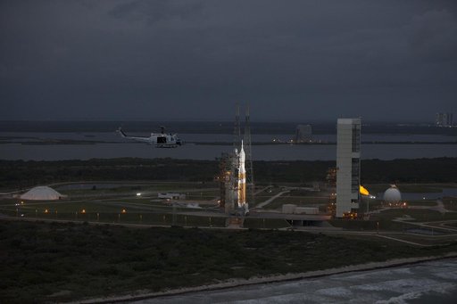 Orion Launch from Helicopter - Aerials