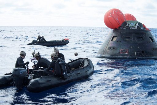 Orion Splashdown Recovery