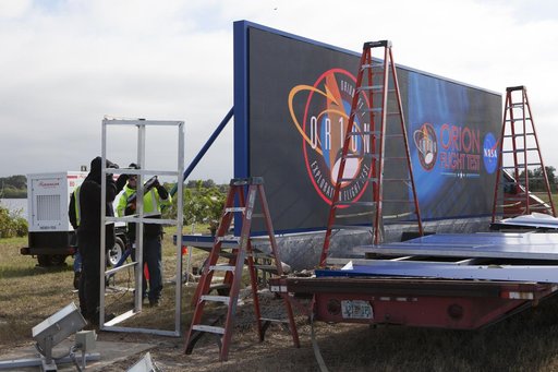 The Shroud is Put Over the New Countdown Clock