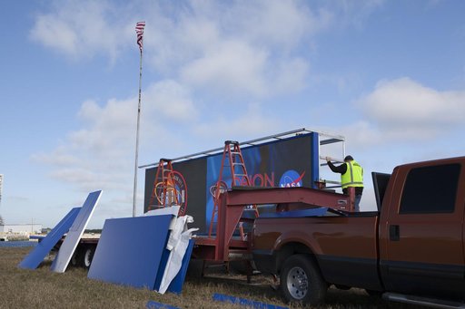 The Shroud is Put Over the New Countdown Clock