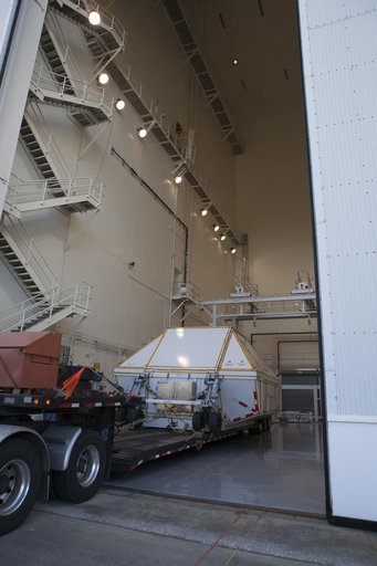 Orion Washdown & Arrival at LASF