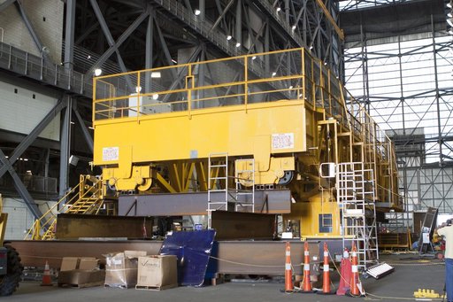 VAB Crane Work Progress