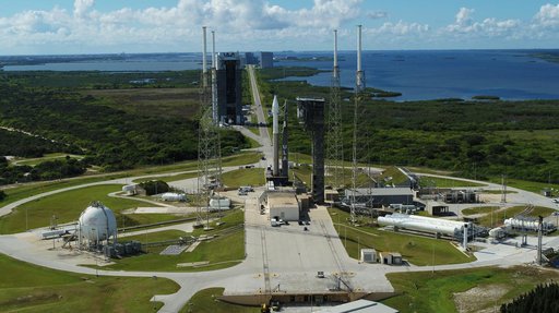 Lucy Rollout to the Pad, SLC-41 - DRONE