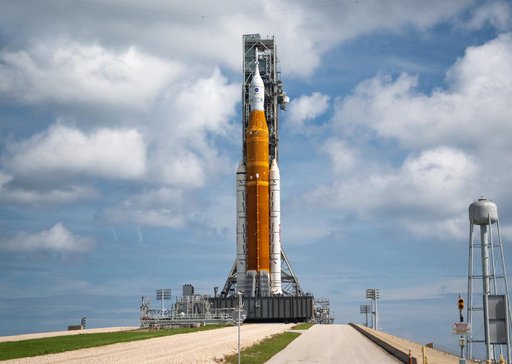 Artemis I on the Launch Pad