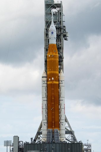 Artemis I on the Launch Pad