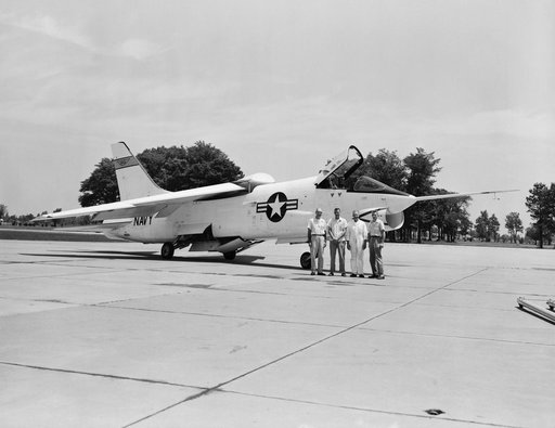 Views of F8U Airplane