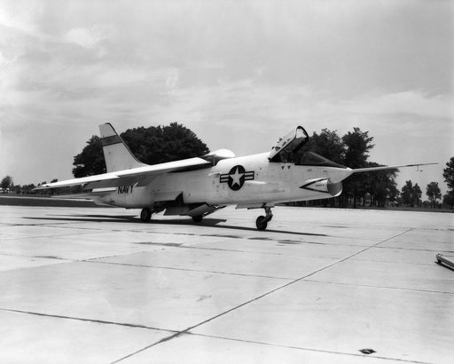 Views of F8U Airplane