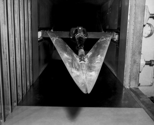 WS-110A Brown Bomber in Unitary Wind Tunnel Low Mach Number Test