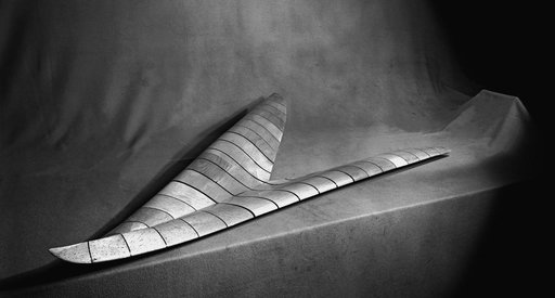 Wood Mock-up of Arrow Wing Bomber to Show Wing Contours