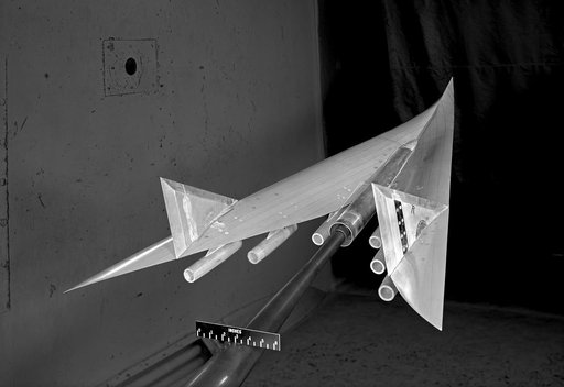 Research Model in the 7x10 High Speed Tunnel