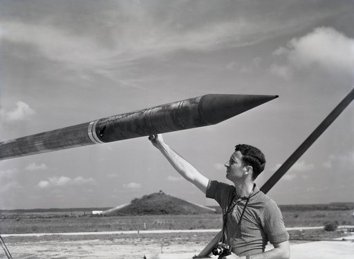 Nike-Cajun Sounding Rocket with University of Iowa Payload