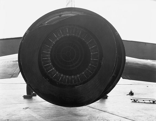 Damaged tail cone on F8U-3