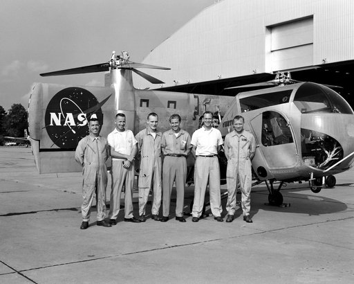 Pilots With The Vertol VZ-2 (Model 76)