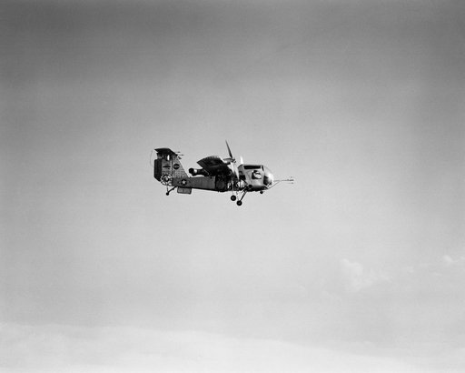 Vertol 76 Tilt Wing VTOL - ARMY Vertol 76 in flight